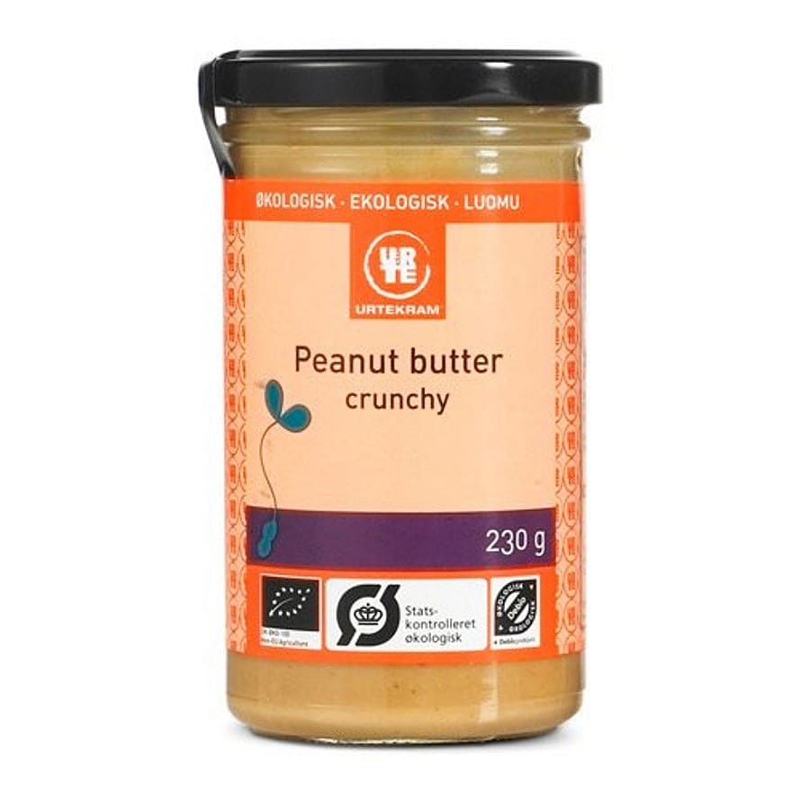 Urtekram Peanutbutter crunchy Ø 230 g