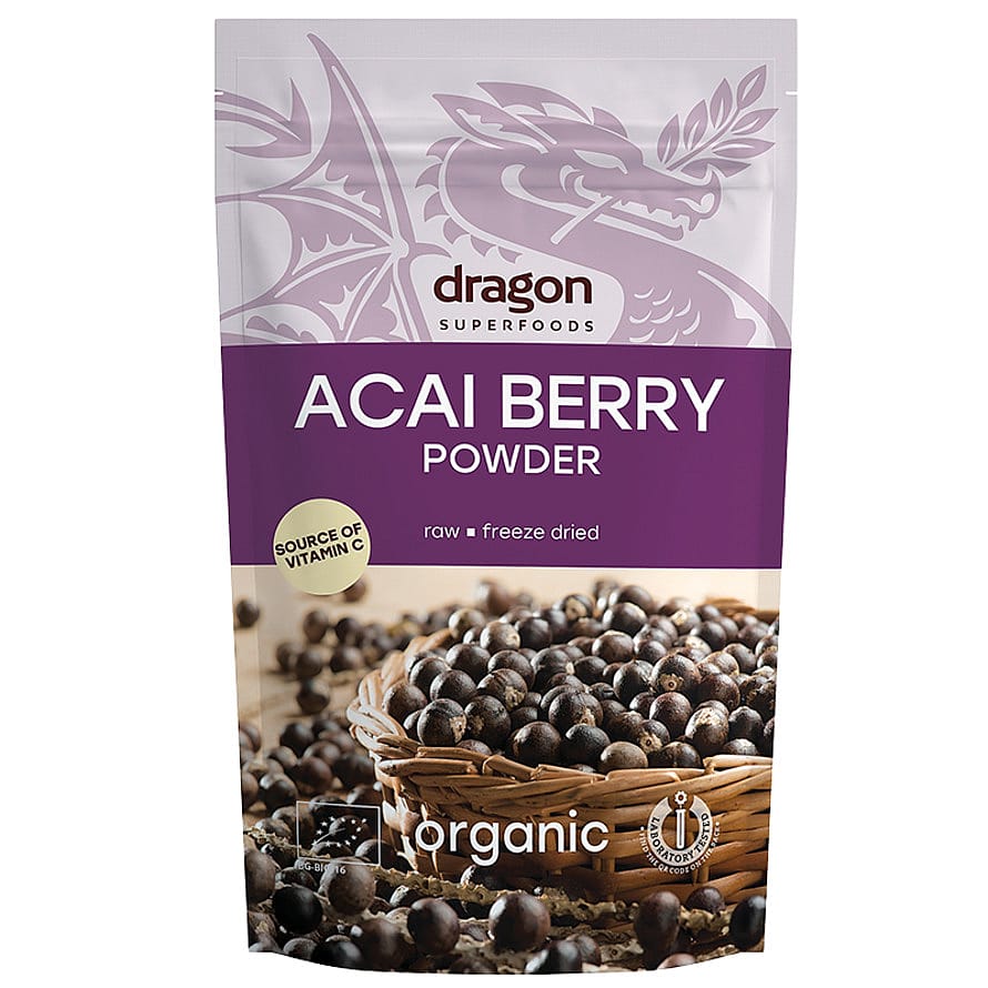 Dragon Superfoods Acai bær pulver Ø 75 g
