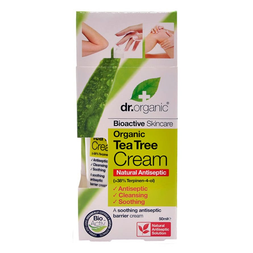 Dr. Organic Tea Tree Antiseptisk Cream 50 ml
