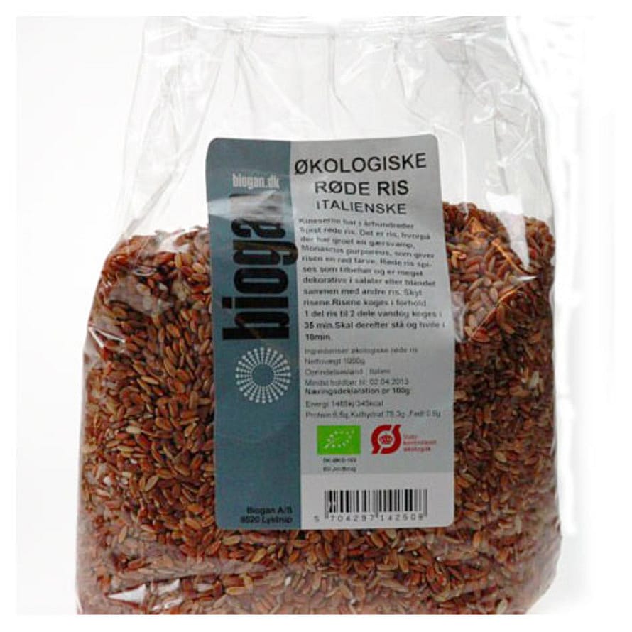 Biogan Røde Ris 500 g