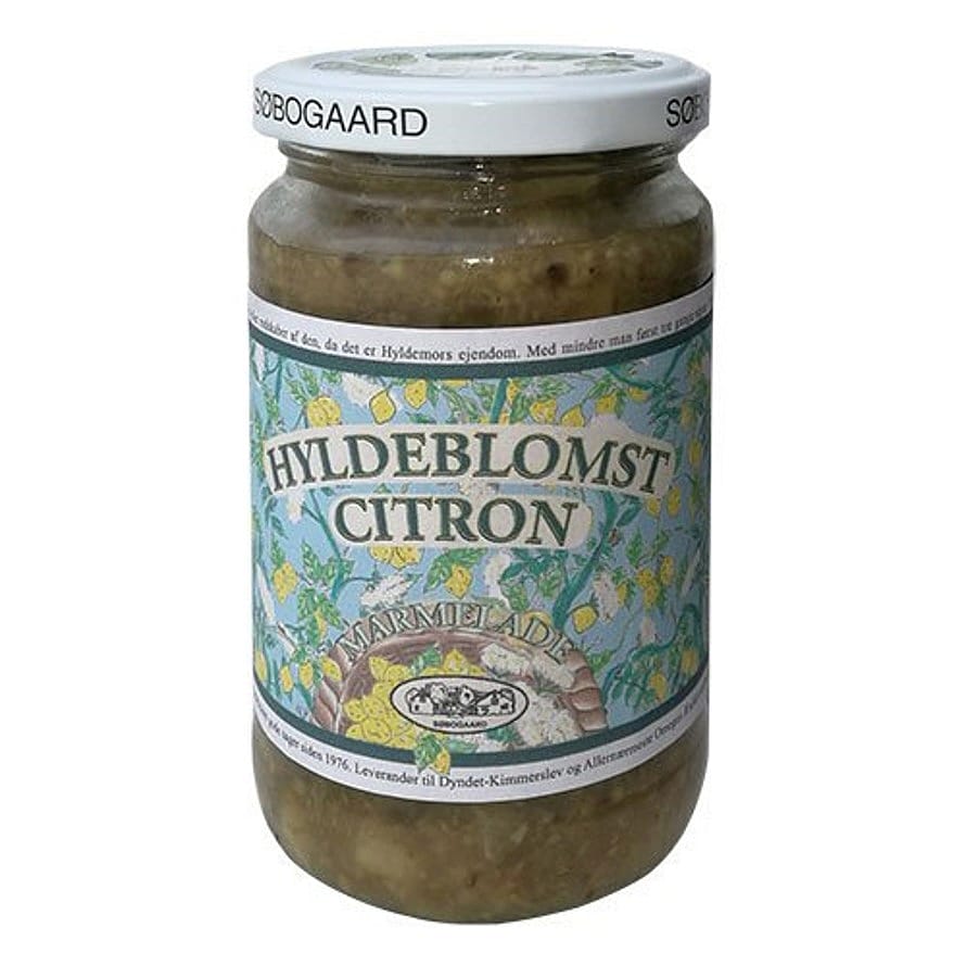 Søbogaard Hyldeblomst/Citron Marmelade Ø 400 g