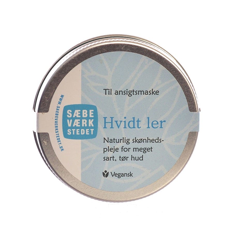 SÆBEVÆRKSTEDET Ler Til Ansigtsmaske Hvidt 50 g