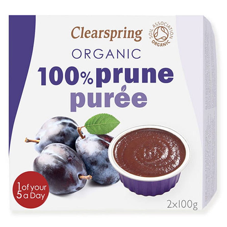 Clearspring Blomme puré Ø 2 x 100 g