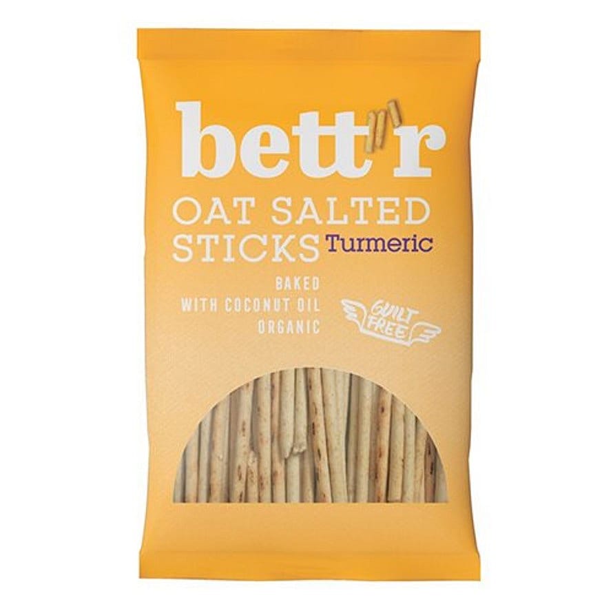 BETT'R Havresnacks m. gurkemejerod Ø 50 g