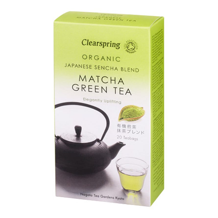 Clearspring Sencha/Matcha Grøn te Ø 20 breve