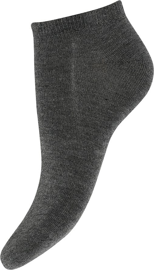 Matas Striber Bambus Sneakers Strømpe Mørkegrå 37-41