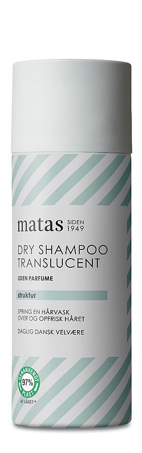 Matas Striber Dry Shampoo Translucent  Uden Parfume 50 ml