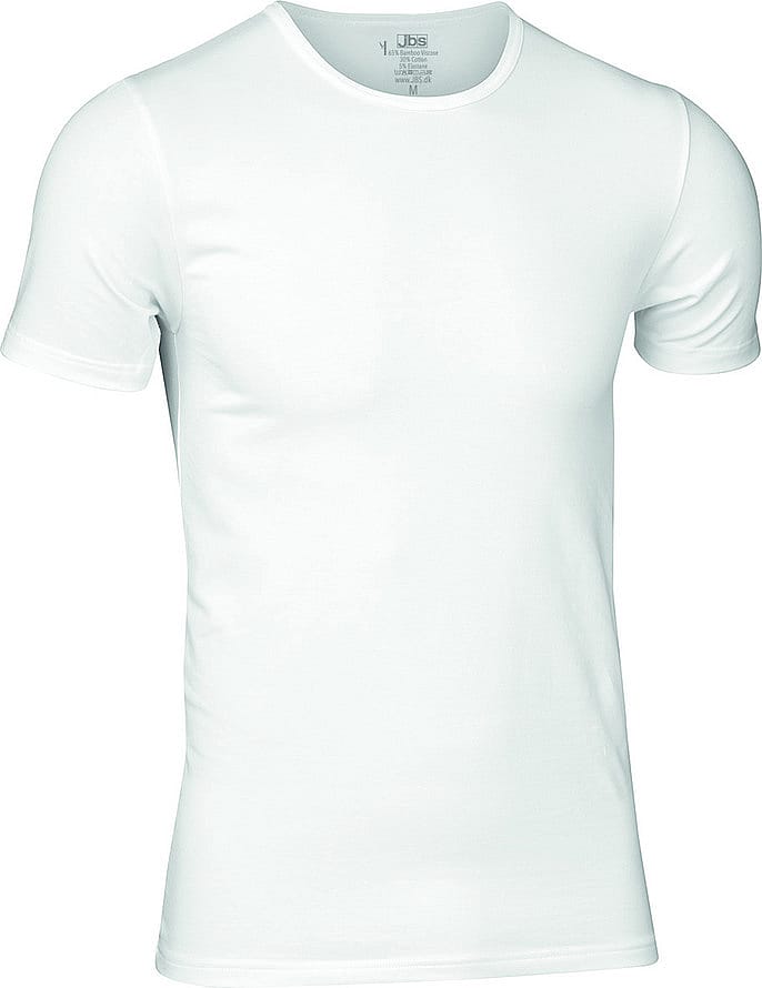 JBS O-Neck Bamboo 2-pak Hvid M