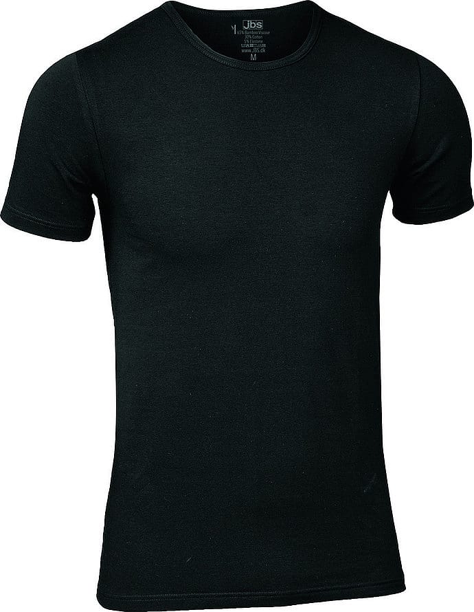 JBS O-Neck Bamboo 2-pak Sort XXXL