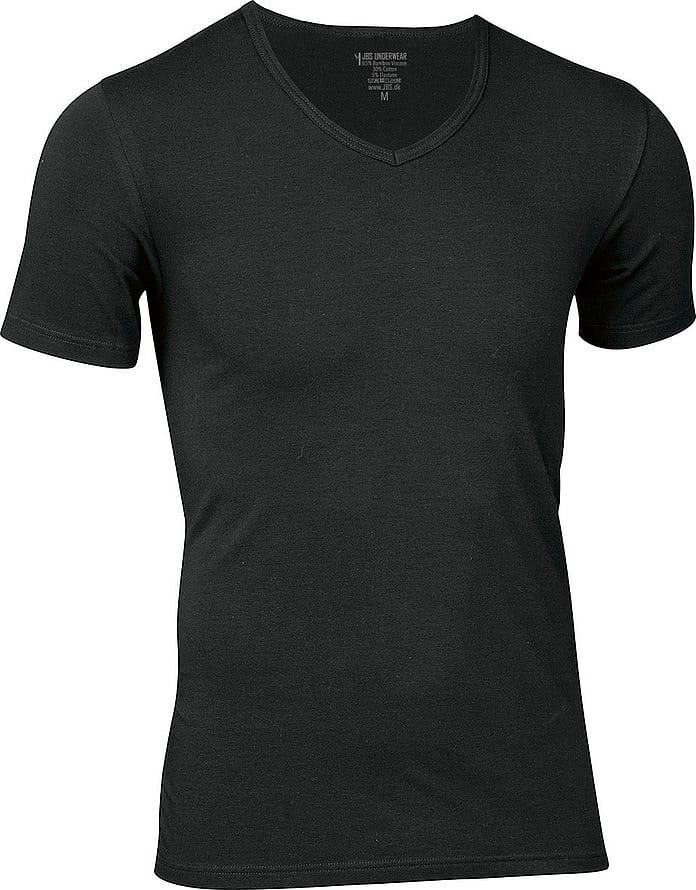 JBS V-Neck Bamboo 2-pak Sort M