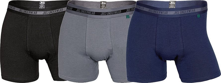 JBS 3-Pak Tights Bamboo Økologisk Bomuld Multi Sort L