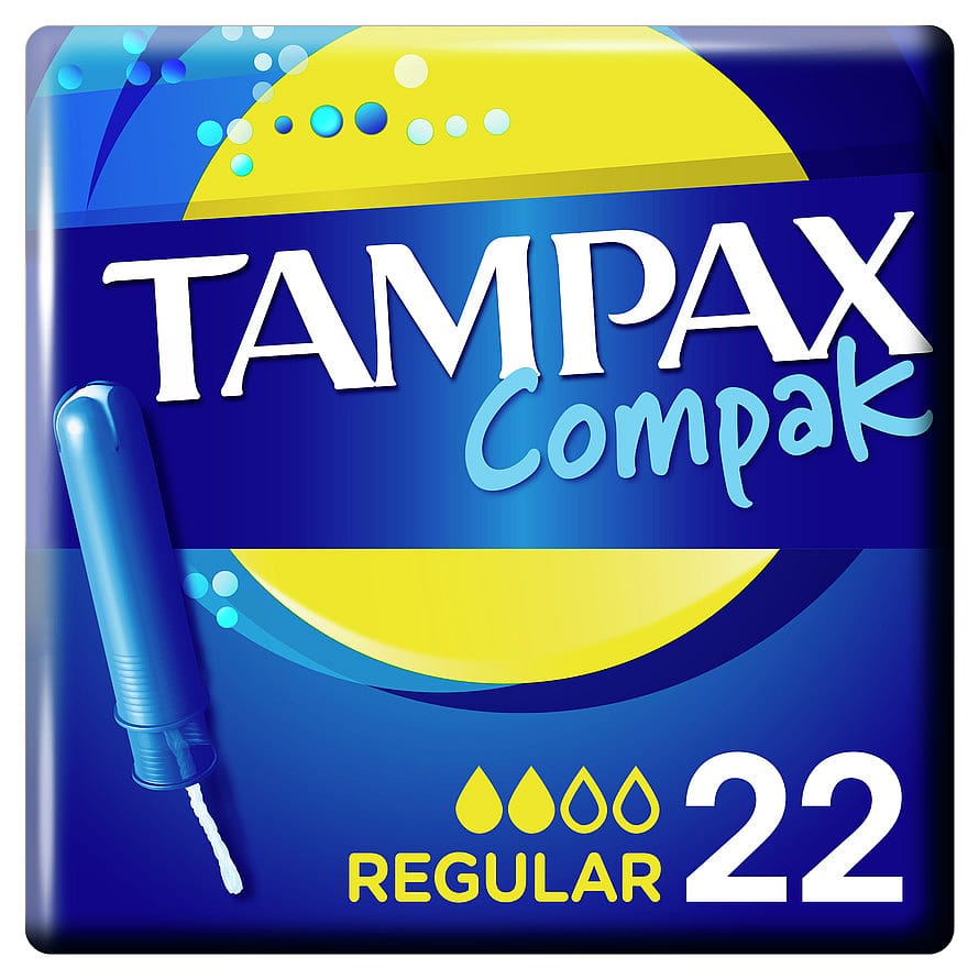 Tampax Compak Regular Tamponer 22 stk