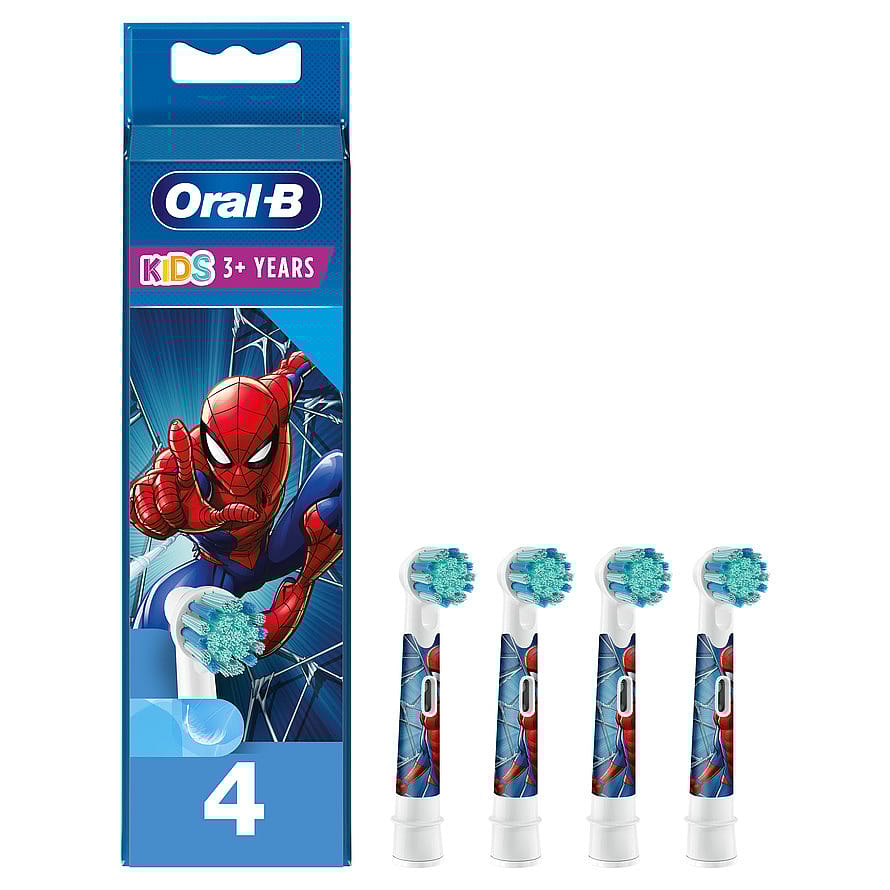 Oral-B Spiderman Børstehoveder 4 stk
