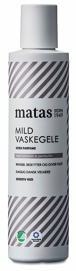Matas Striber Mild Vaskegele til Sensitiv Hud Uden Parfume 250 ml