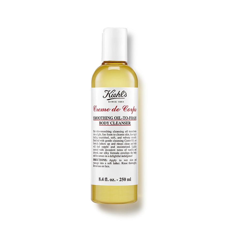 Kiehl’s Creme de Corps Smoothing Oil to Foam Body Cleanser 250 ml