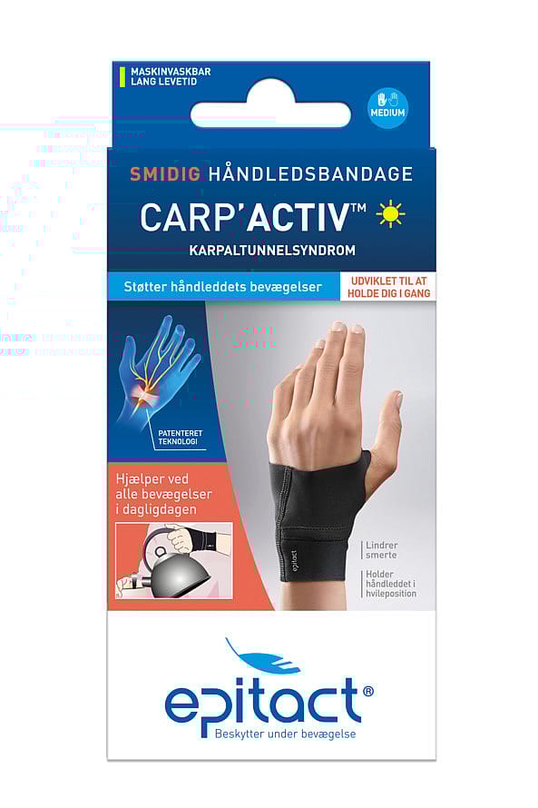 Epitact Smidig Håndledsbandage Sort Venstre/M