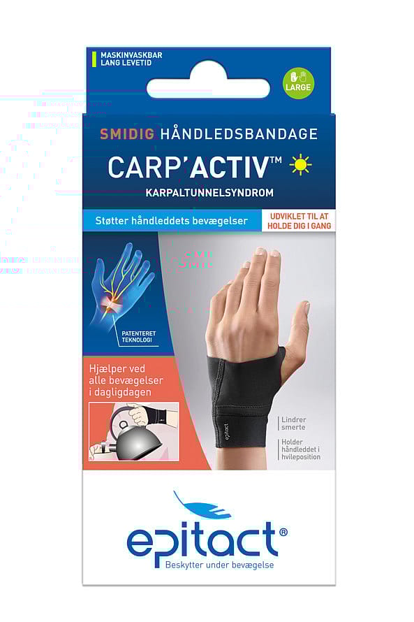 Epitact Smidig Håndledsbandage Sort Venstre/L