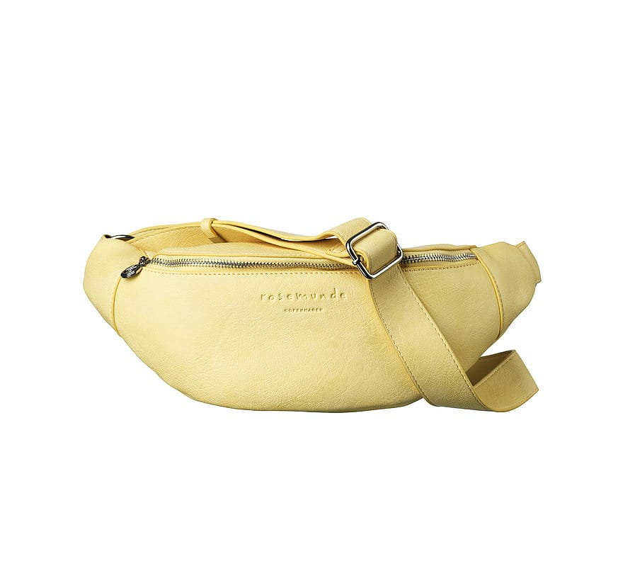 Rosemunde Lille Bæltetaske Gul/ Sølv