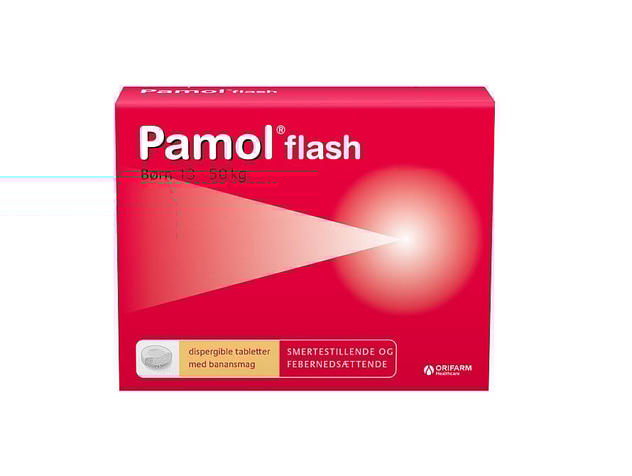 Pamol Flash Smeltetabletter 250 mg 12 stk