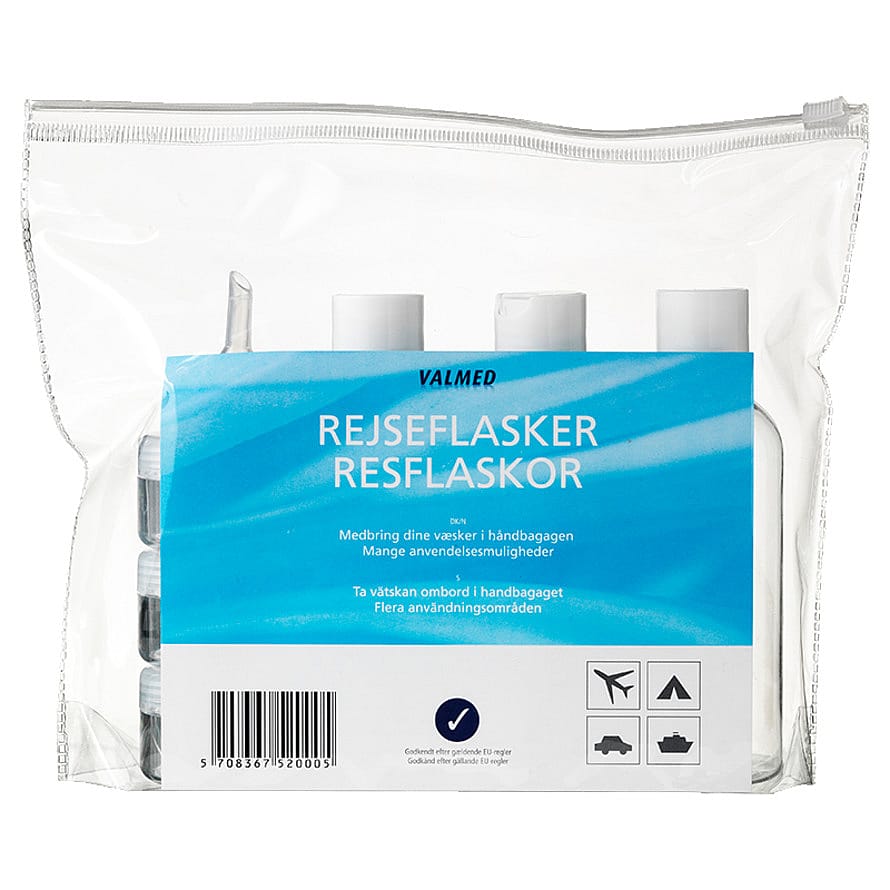 ValMed Rejseflasker 7 Dele