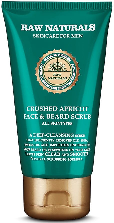 Raw Naturals Crushed Apricot Face & Beard Scrub 75 ml