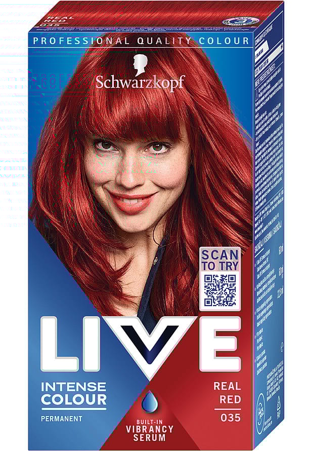 Schwarzkopf LIVE Intense Color Hårfarve 35 Real Red
