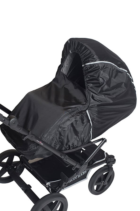 Basson Baby Regnslag til Klap- og Kombivogne Sort