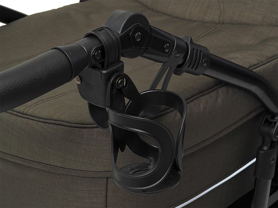 Basson Baby Kop-og Flaskeholder Flex Plast Sort