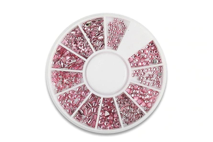 Nailster Smykkestenshjul Pink