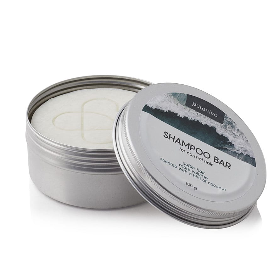 Pureviva Shampoo Bar & Case - Normal hair 150 g