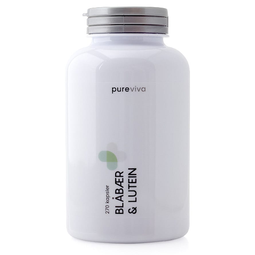 Pureviva Blåbær & Lutein 270 kaps