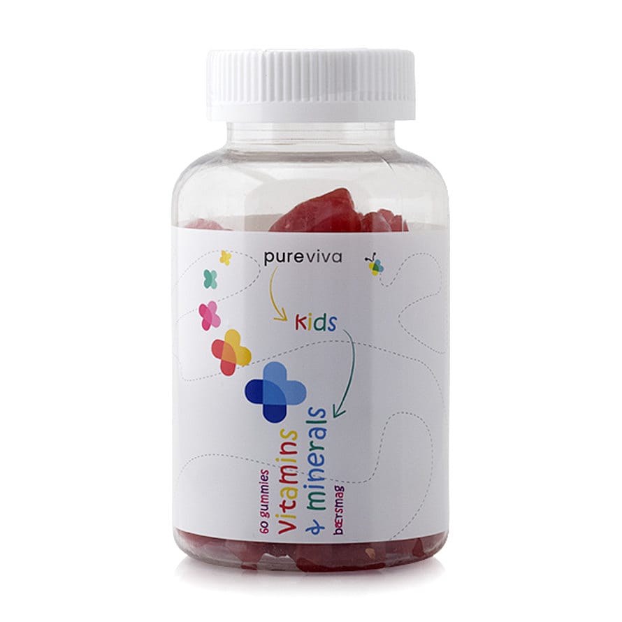Pureviva Kid's Vitamins & Minerals Bær 60 stk.