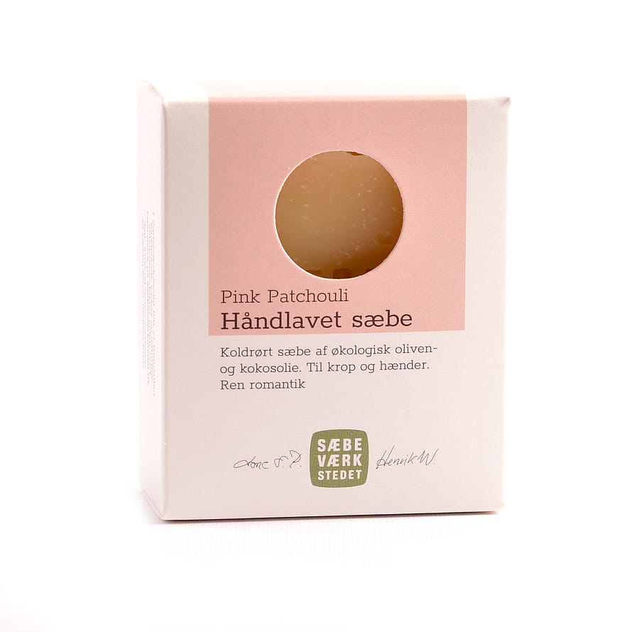 SÆBEVÆRKSTEDET Håndlavet Ssæbe Pink Patchouli 100 g