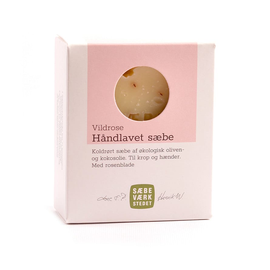 SÆBEVÆRKSTEDET Håndlavet sæbe Vildrose 100 g