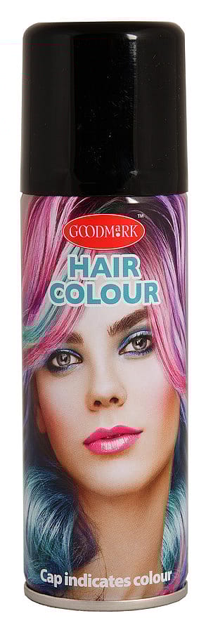 Kulørt Hårspray Party succes hair colour 125 ml. Sort