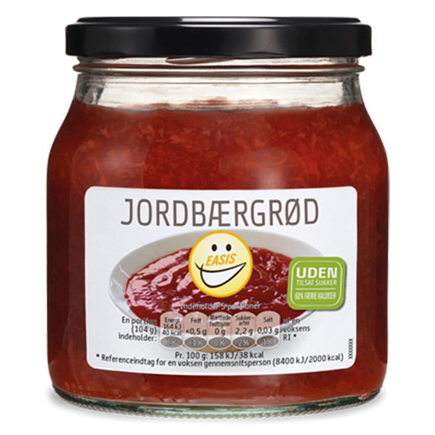 EASIS Jordbærgrød 520 g