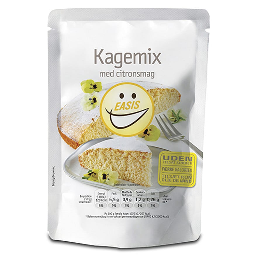 EASIS Kagemix m. Citronsmag 290 g