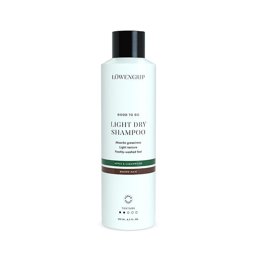 Löwengrip Good To Go Light Apple & Cedarwood Dry Shampoo For Brown Hair 250 ml