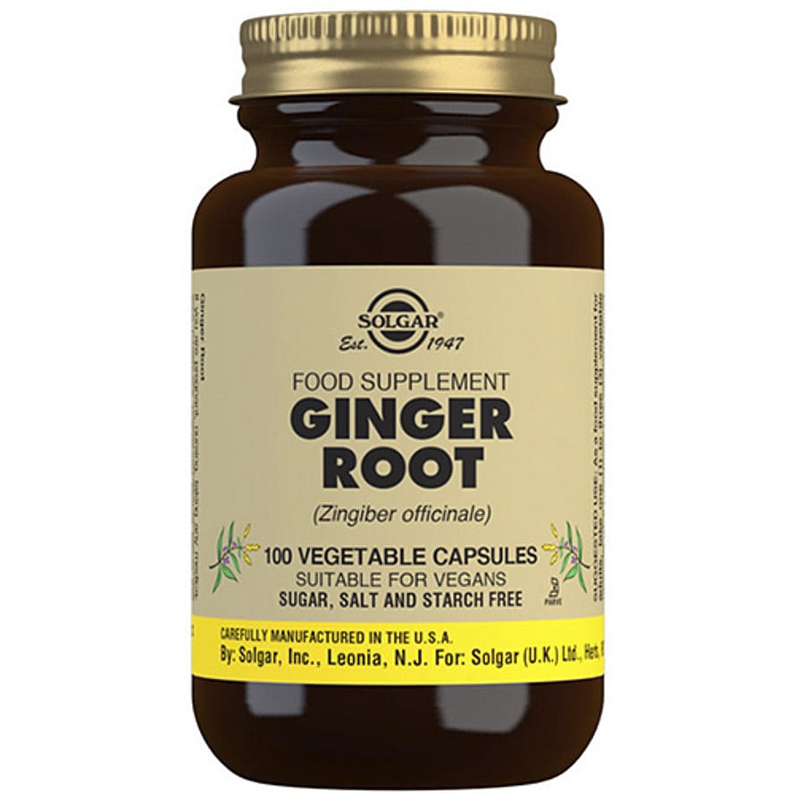 Solgar Ingefær 100 kaps.