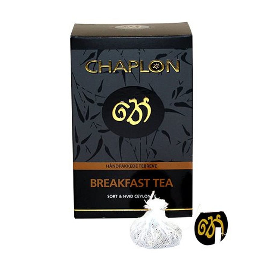 Chaplon Tea Breakfast sort & hvid te Ø 15 breve