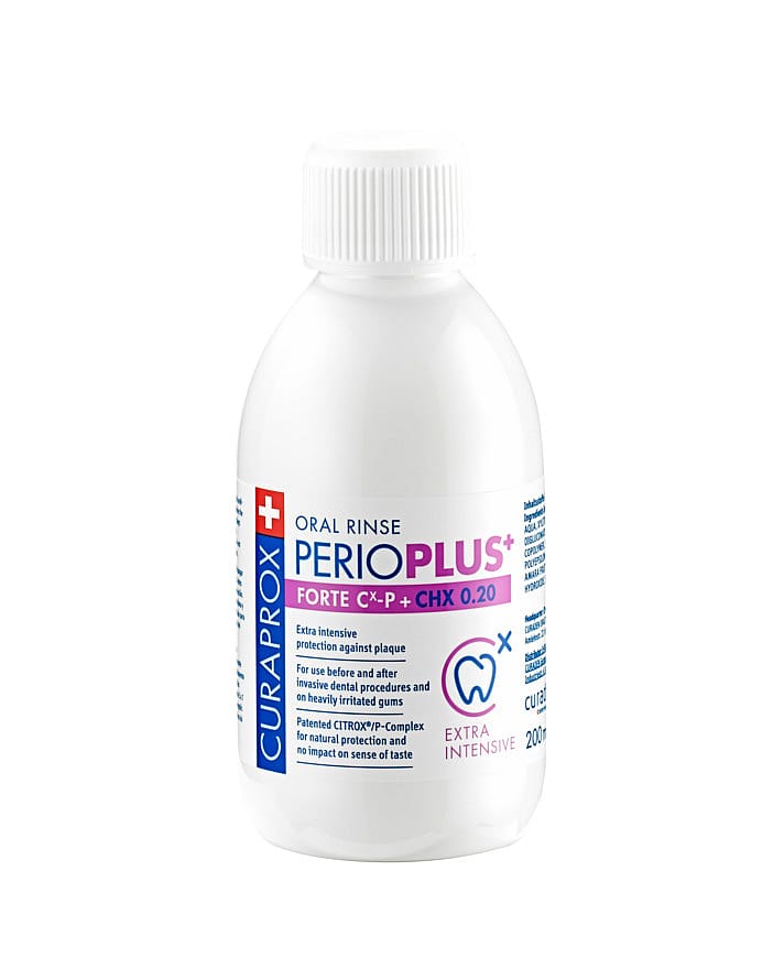 Curaprox Perioplus 0,2% Klorhexidin Mundskyl med Citrox 200 ml