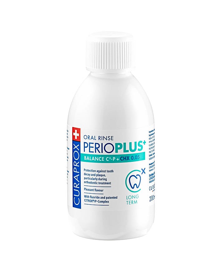Curaprox Perioplus 0,05% Klorhexidin Mundskyl med Citrox 200 ml