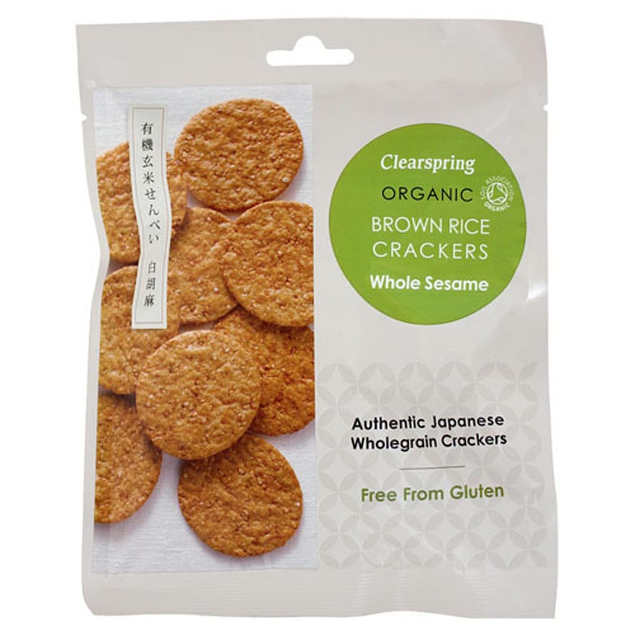 Clearspring Rice Cracker Sesame Ø 40 g