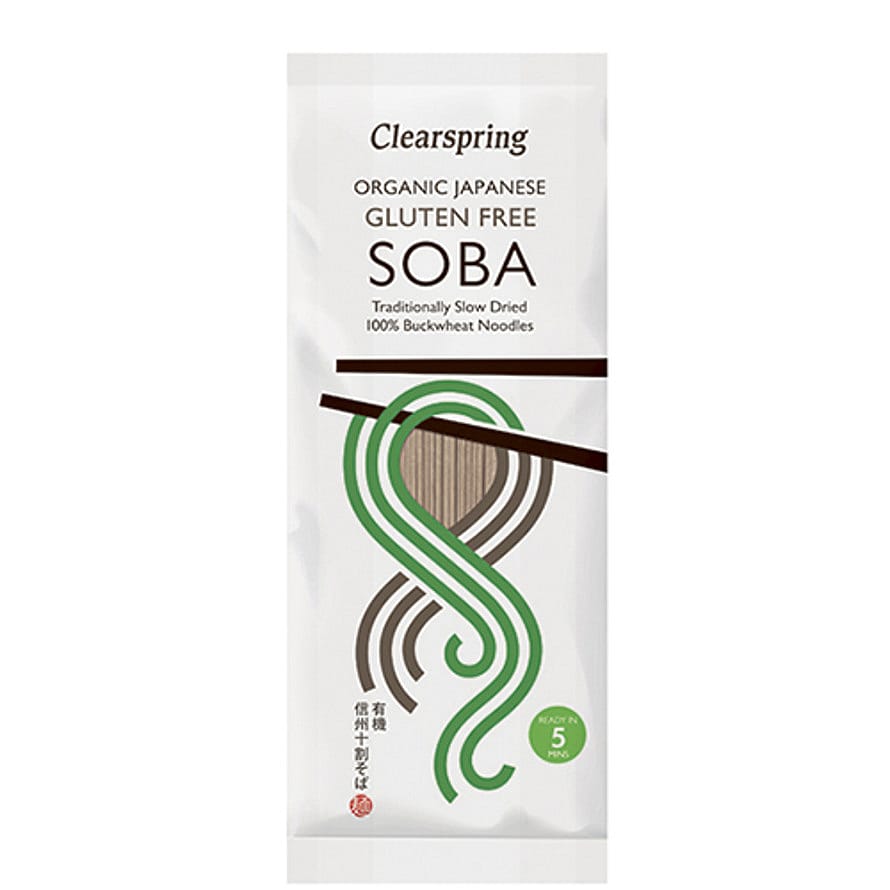 Clearspring Soba Noodles 100% Boghvede Ø 250 g