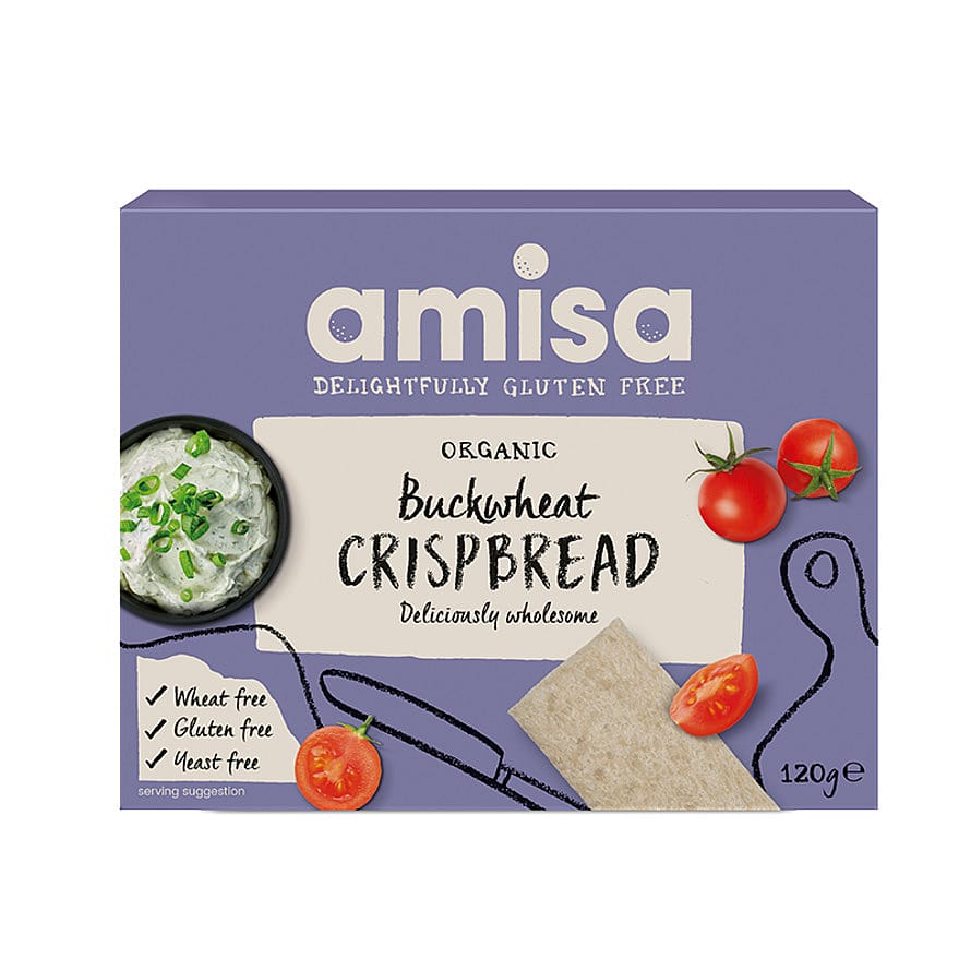 Biogan Knækbrød Boghvede glutenfri Ø 120 g