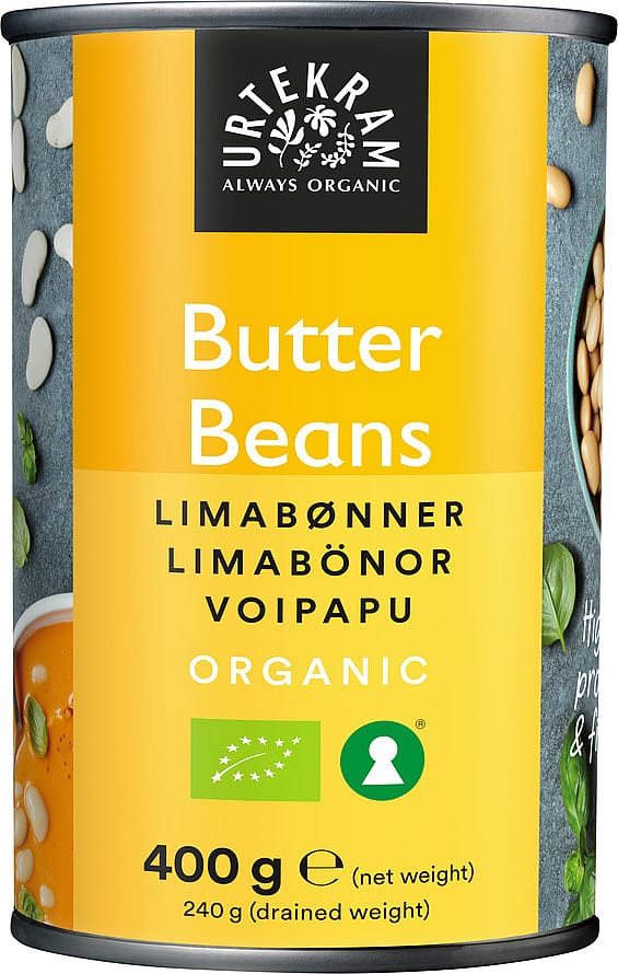 Urtekram Butter Beans Ø 400 g
