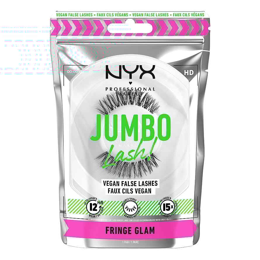 NYX PROFESSIONAL MAKEUP Jumbo Lash! Vegan False Lashes Fringe Glam