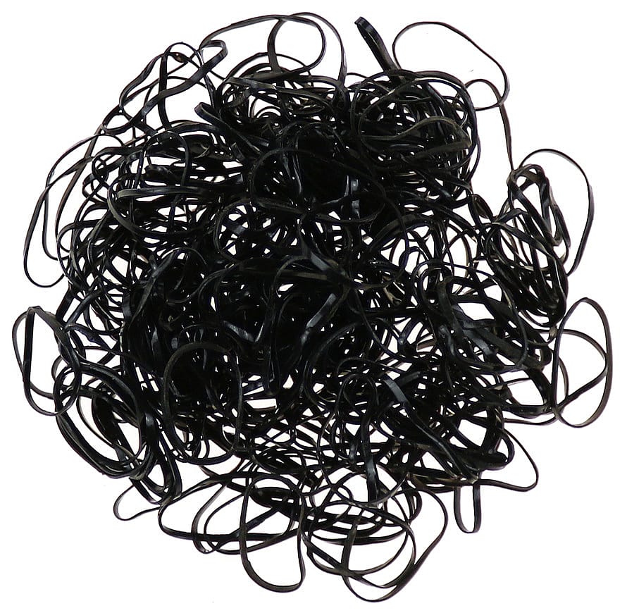 Senze Silikone elastikker Sort