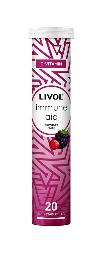 Livol Immune Aid - D-vitamin 25 µg 20 brusetabletter