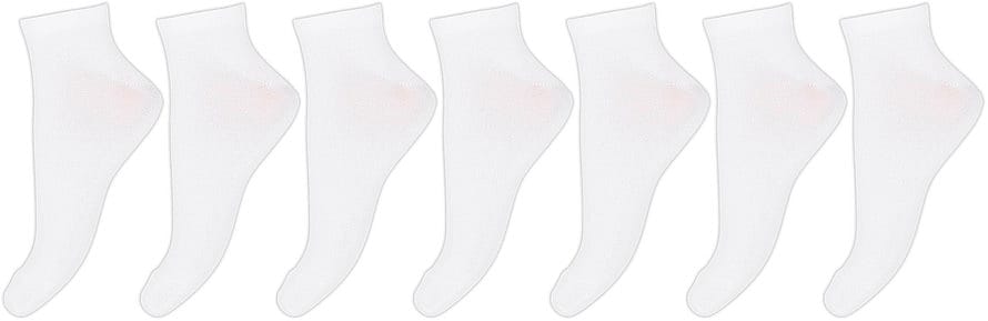 Decoy Sneakers strømpe 7-pak Hvid 37-41